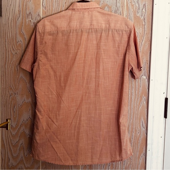 Kuhl Peach/Orange Short Sleeve Button Down | Shirt M - Picture 3 of 8